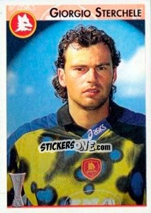 Sticker Giorgio Sterchele - Calcio Coppe 1996-1997 - Panini
