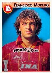 Sticker Francesco Moriero - Calcio Coppe 1996-1997 - Panini