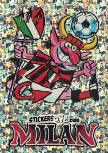Sticker Milan (Mascotte) - Calcio Coppe 1996-1997 n. A - Panini