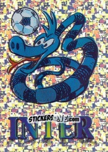 Sticker Inter (Mascotte) - Calcio Coppe 1996-1997 n. G - Panini