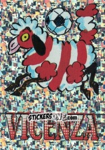 Sticker Vicenza (Mascotte) - Calcio Coppe 1996-1997 n. I - Panini