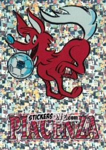 Sticker Piacenza (Mascotte) - Calcio Coppe 1996-1997 n. N - Panini