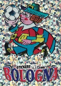 Sticker Bologna (Mascotte) - Calcio Coppe 1996-1997 n. O - Panini