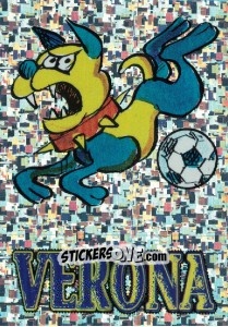 Sticker Verona (Mascotte) - Calcio Coppe 1996-1997 n. P - Panini