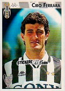 Sticker Ciro Ferrara - Calcio Coppe 1996-1997 n. 6 - Panini