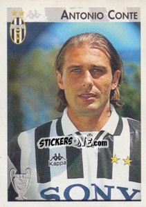 Sticker Antonio Conte - Calcio Coppe 1996-1997 n. 12 - Panini