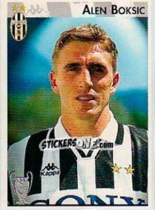 Sticker Alen Boksic - Calcio Coppe 1996-1997 n. 19 - Panini