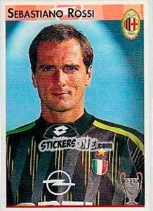 Sticker Sebastiano Rossi - Calcio Coppe 1996-1997 - Panini