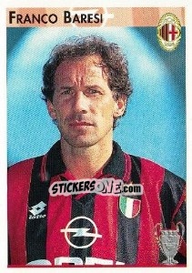 Sticker Franco Baresi - Calcio Coppe 1996-1997 n. 32 - Panini