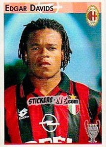 Sticker Edgar Davids - Calcio Coppe 1996-1997 n. 39 - Panini