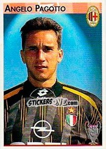 Sticker Angelo Pagotto - Calcio Coppe 1996-1997 - Panini