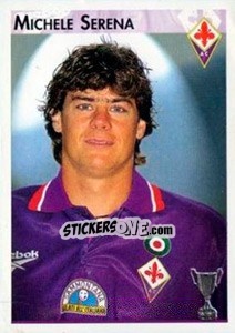 Cromo Michele Serena - Calcio Coppe 1996-1997 - Panini