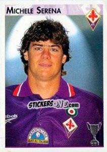 Sticker Michele Serena - Calcio Coppe 1996-1997 n. 46 - Panini