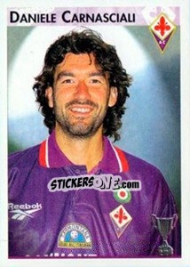Sticker Daniele Carnasciali - Calcio Coppe 1996-1997 n. 47 - Panini
