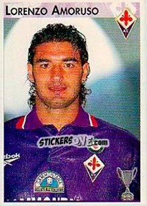 Sticker Lorenzo Amoruso - Calcio Coppe 1996-1997 n. 51 - Panini