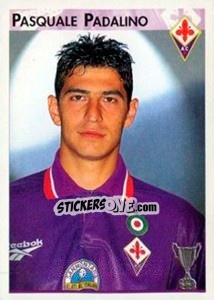 Sticker Pasquale Padalino - Calcio Coppe 1996-1997 - Panini