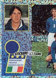 Sticker Squadra Azzurri - Calcio Coppe 1997-1998 n. 1 - Panini