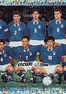 Sticker Squadra Azzurri - Calcio Coppe 1997-1998 n. 2 - Panini