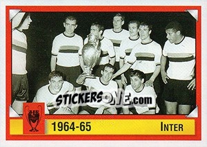 Sticker Inter 1964-65 - Calcio Coppe 1997-1998 n. 6 - Panini