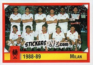 Sticker Milan 1988-89 - Calcio Coppe 1997-1998 n. 9 - Panini