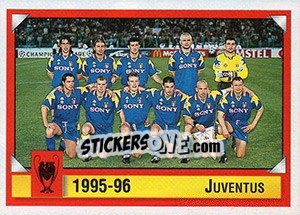 Sticker Juventus 1995-96 - Calcio Coppe 1997-1998 n. 12 - Panini