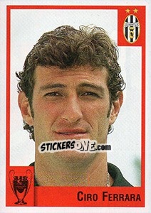 Sticker Ciro Ferrara - Calcio Coppe 1997-1998 n. 18 - Panini