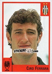 Sticker Ciro Ferrara - Calcio Coppe 1997-1998 - Panini