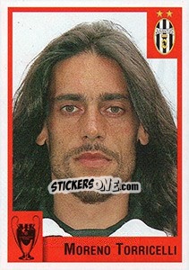 Sticker Moreno Torricelli - Calcio Coppe 1997-1998 n. 22 - Panini