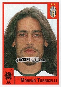 Cromo Moreno Torricelli - Calcio Coppe 1997-1998 - Panini