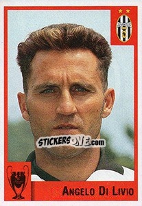 Sticker Angelo Di Livio - Calcio Coppe 1997-1998 n. 25 - Panini