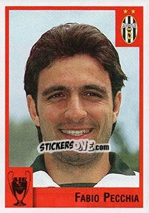 Sticker Fabio Pecchia - Calcio Coppe 1997-1998 n. 26 - Panini