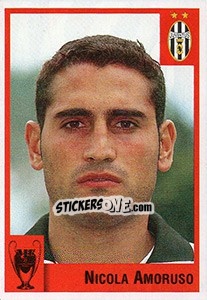 Sticker Nicola Amoruso - Calcio Coppe 1997-1998 - Panini