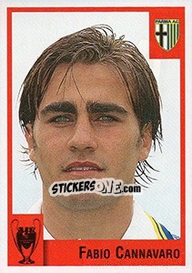 Sticker Fabio Cannavaro - Calcio Coppe 1997-1998 - Panini