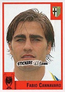 Sticker Fabio Cannavaro - Calcio Coppe 1997-1998 n. 37 - Panini