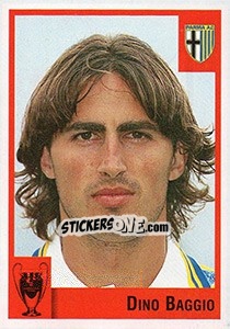 Sticker Dino Baggio - Calcio Coppe 1997-1998 n. 41 - Panini