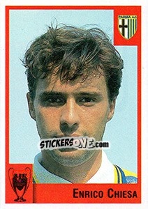 Sticker Enrico Chiesa - Calcio Coppe 1997-1998 n. 48 - Panini