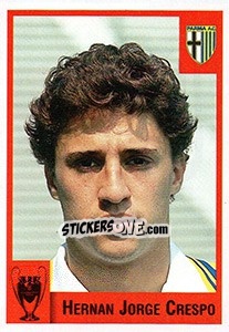 Sticker Hernan Jorge Crespo - Calcio Coppe 1997-1998 n. 49 - Panini