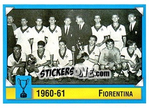 Sticker Fiorentina 1960-61 - Calcio Coppe 1997-1998 - Panini