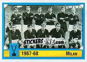 Sticker Milan 1967-68