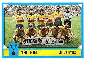 Sticker Juventus 1983-84 - Calcio Coppe 1997-1998 n. 59 - Panini