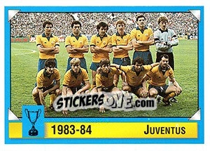 Sticker Juventus 1983-84 - Calcio Coppe 1997-1998 - Panini