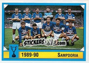 Cromo Sampdoria 1989-90