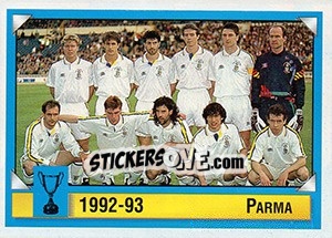 Sticker Parma 1992-93 - Calcio Coppe 1997-1998 n. 61 - Panini