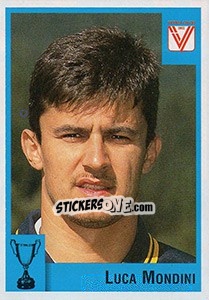 Sticker Luca Mondini - Calcio Coppe 1997-1998 - Panini