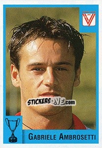 Sticker Gabriele Ambrosetti - Calcio Coppe 1997-1998 n. 71 - Panini