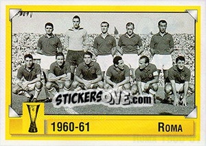 Sticker Roma 1960-61 - Calcio Coppe 1997-1998 n. 85 - Panini