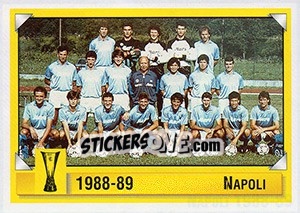 Cromo Napoli 1988-89 - Calcio Coppe 1997-1998 n. 87 - Panini