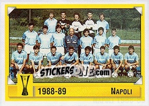 Cromo Napoli 1988-89 - Calcio Coppe 1997-1998 - Panini