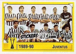 Figurina Juventus 1989-90