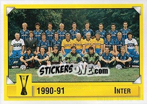 Sticker Inter 1990-91 - Calcio Coppe 1997-1998 n. 89 - Panini